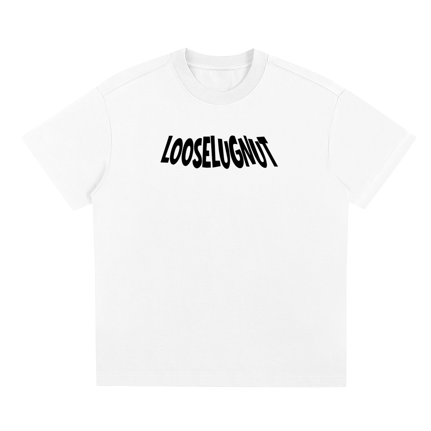 LOOSELUGNUT Spikey Skull Design T-Shirt