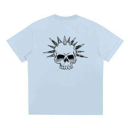 LOOSELUGNUT Spikey Skull Design T-Shirt